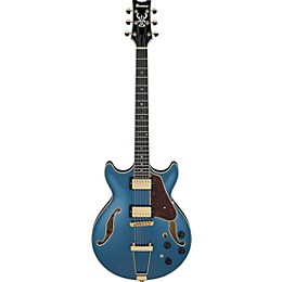 Ibanez AMH90 Artcore Full Hollowbody Prussian Blue Metallic