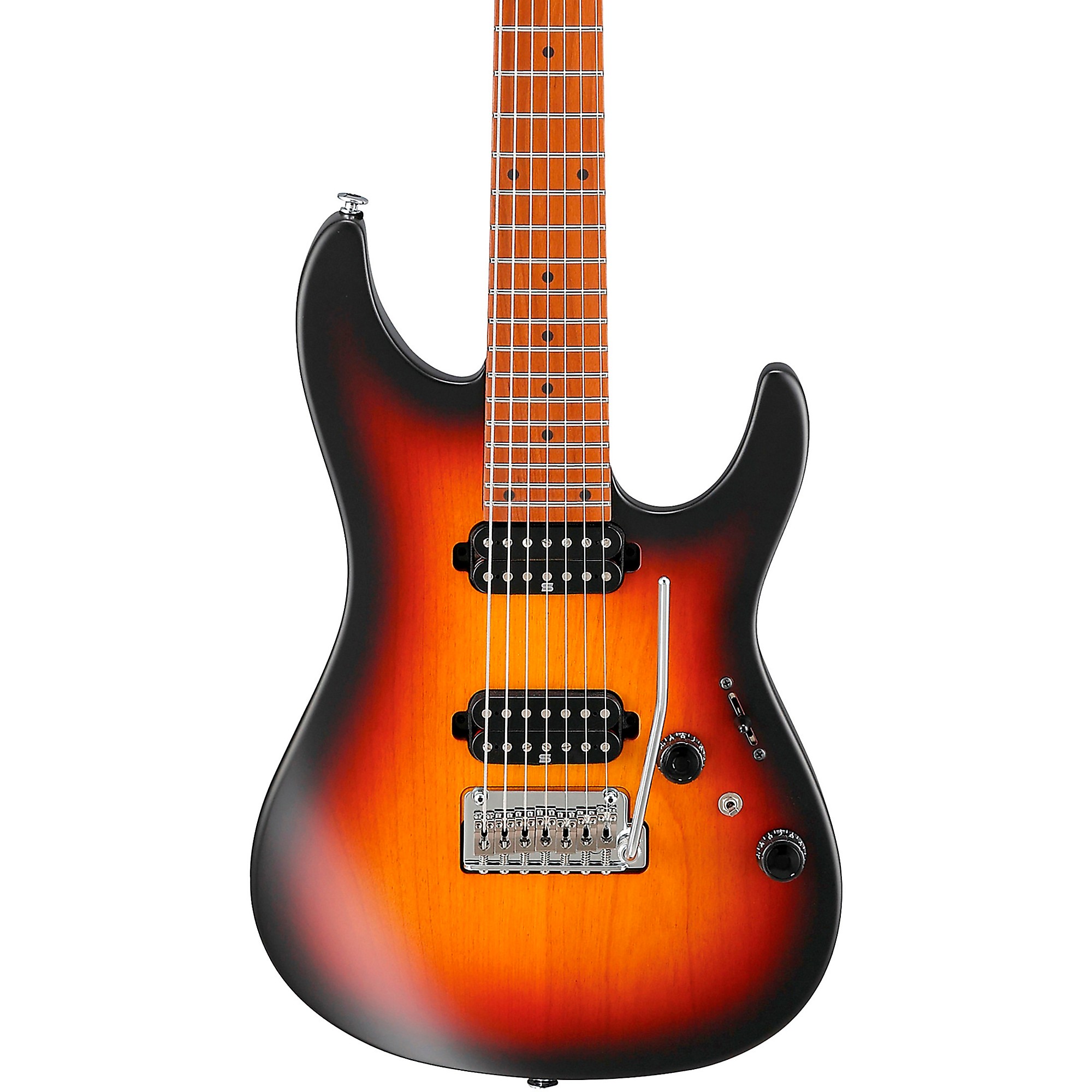 Ibanez AZ24027 AZ Prestige Series 7str Electric Guitar Tri Fade Burst Flat  | Guitar Center