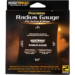 Music Nomad Precision Radius Gauge Set - 2 Pak