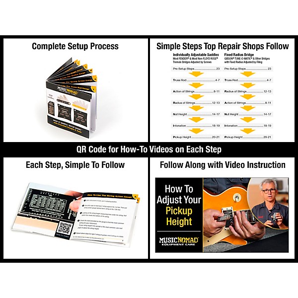 Music Nomad Precision Setup Gauge Set, 6-Piece