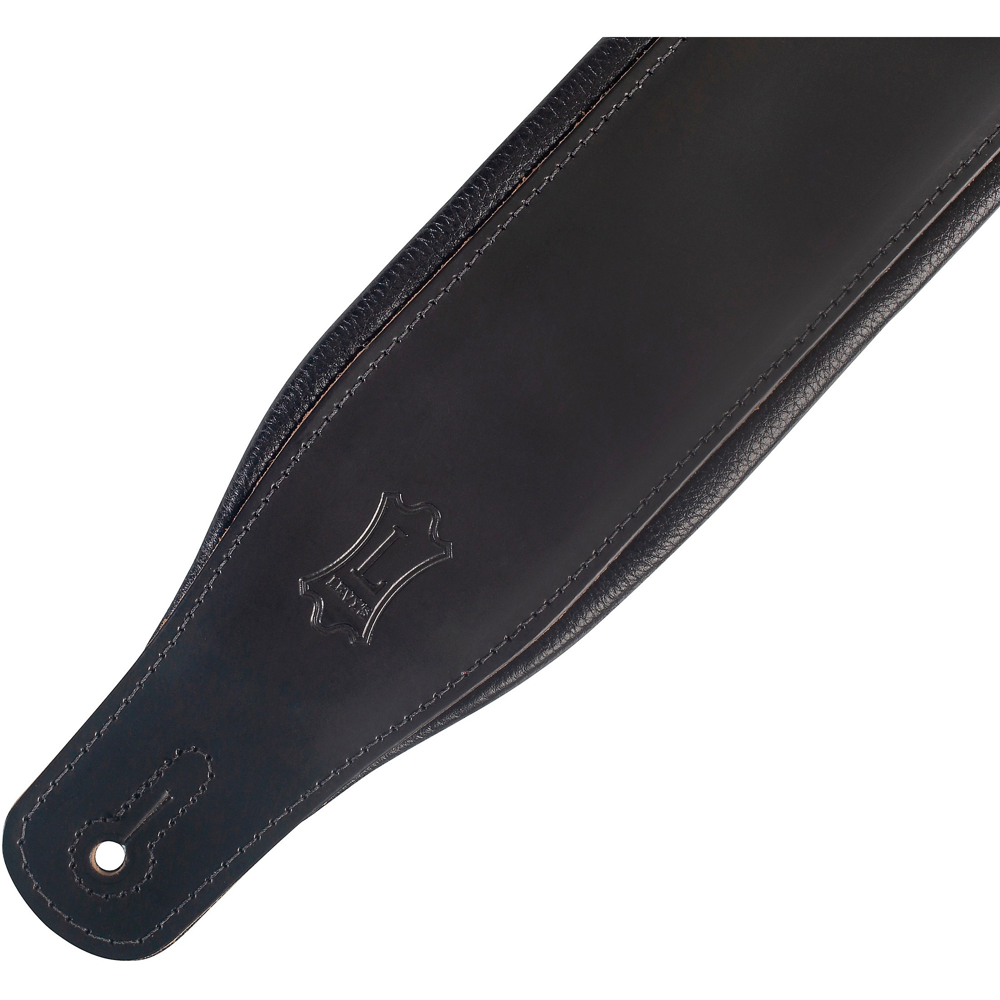 Fender Vegan Leather Strap sangle guitare noire 6,3 cm