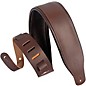Levy's M26PD 3 inch Wide Top Grain Leather Guitar Straps Dark Brown thumbnail