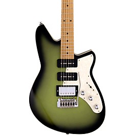 Reverend Sixgun HPP Roasted Maple Fingerboard ... Reverend Sixgun HPP Roasted Maple Fingerboard Electric Guitar Avocado Burst