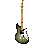 Reverend Sixgun Hpp Roasted Maple Fingerboard Electric Guitar Avocado Burst for sale