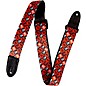 Levy's MPJR 1 1/2 inch Wide Kids Guitar Strap Black, Red and White thumbnail