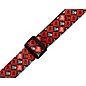 Levy's MPJR 1 1/2 inch Wide Kids Guitar Strap Black, Red and White