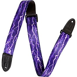 Levy's MPJR 1 1/2 inch Wide Kids Guitar Strap Black, Blue Levy's MPJR 1 1/2 inch Wide Kids Guitar Strap Purple and Black