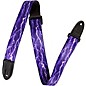 Levy's MPJR 1 1/2 inch Wide Kids Guitar Strap Purple and Black thumbnail