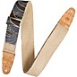 Levy's MH8P 2 inch Wide Hemp Guitar Strap Black and Blue thumbnail