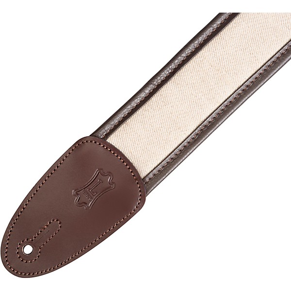 Levy's MHG 2.5" Wide Hemp Guitar Strap Dark Brown