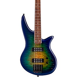 Jackson X Series Spectra Bass SBXQ IV Amber Blue Burst