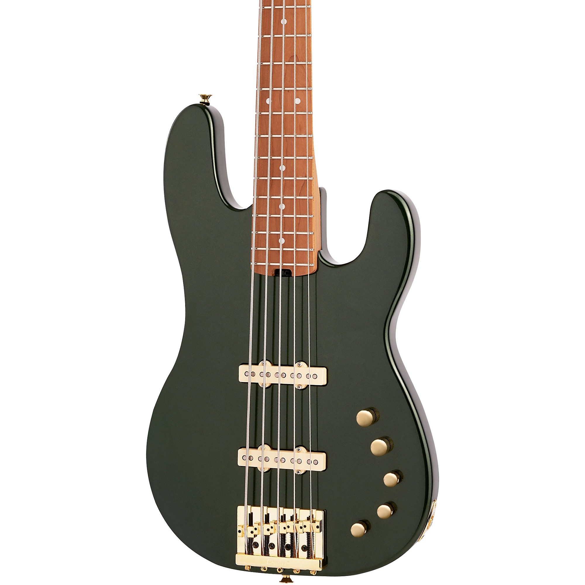 Charvel Pro-Mod San Dimas Bass JJ V Lambo Green Metallic | Guitar