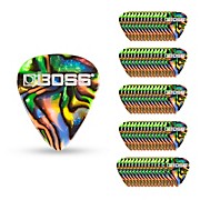Boss Abalone Celluloid Guitar Pick Medium 72 Pack for sale