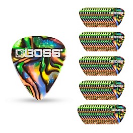 BOSS Abalone Celluloid Guitar Pick Medium 72 Pack BOSS Abalone Celluloid Guitar Pick Medium 72 Pack