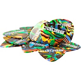 BOSS Abalone Celluloid Guitar Pick Heavy 72 Pack