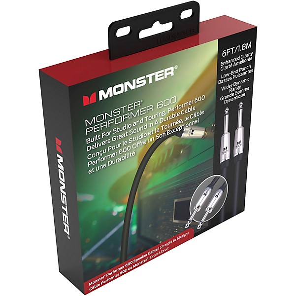 Monster Cable Prolink Performer 600 Speaker Cable 6 ft. Black