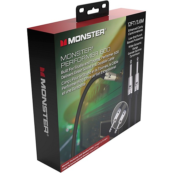 Monster Cable Prolink Performer 600 Speaker Cable 12 ft. Black