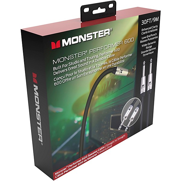 Monster Cable Prolink Performer 600 Speaker Cable 30 ft. Black