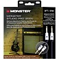 Monster Cable Prolink Studio Pro 2000 Speaker Cable - Straight to Straight 3 ft. Black