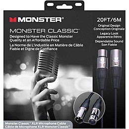 Monster Cable Prolink Classic Microphone Cable 20 ft. Black