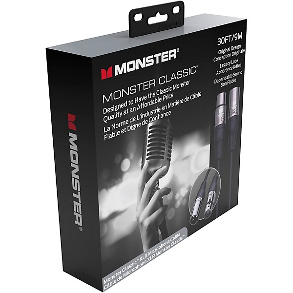 Monster Cable Prolink Classic Microphone Cable 30 ft. Black