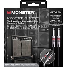 Monster Cable Prolink Monster Classic Speaker Cable 6 ft. Black