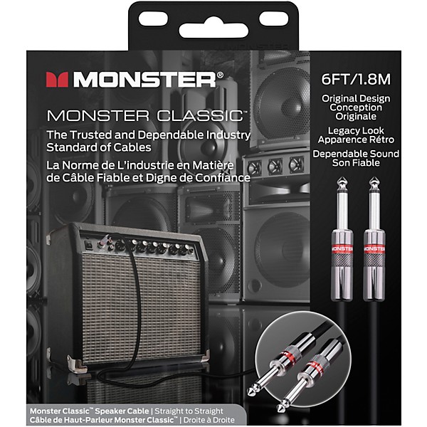 Monster Cable Prolink Monster Classic Speaker Cable 6 ft. Black