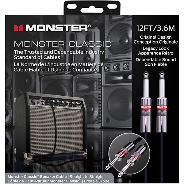 Monster Cable Prolink Monster Classic Speaker Cable 12 ft. Black