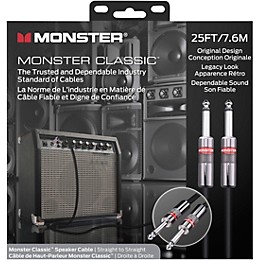 Monster Cable Prolink Monster Classic Speaker Cable 25 ft. Black