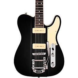 Reverend Greg Koch Signature ... Reverend Greg Koch Signature Gristlemaster 90 Ebony Fretboard Electric Guitar Midnight Black