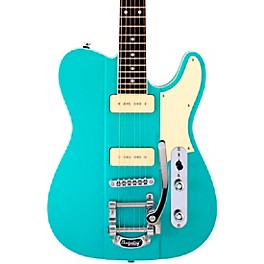 Reverend Greg Koch Signature Grist... Reverend Greg Koch Signature Gristlemaster 90 Ebony Fretboard Electric Guitar Turquoise