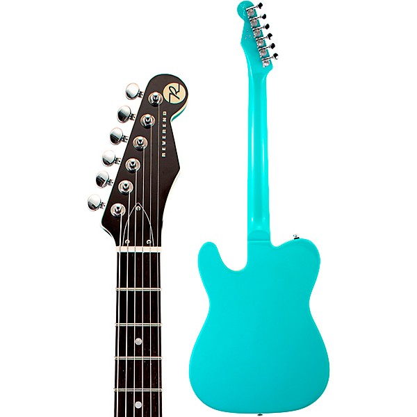 Reverend Greg Koch Signature Gristlemaster 90 Ebony Fretboard Electric Guitar Turquoise