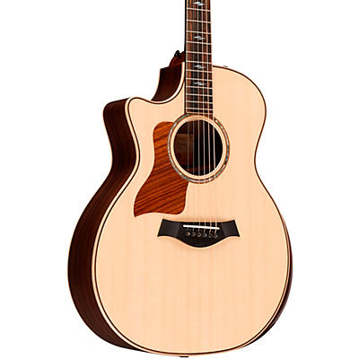 Taylor 814Ce V-Class Left-Handed Grand Auditorium Acoustic-Electric Guitar Natural for sale