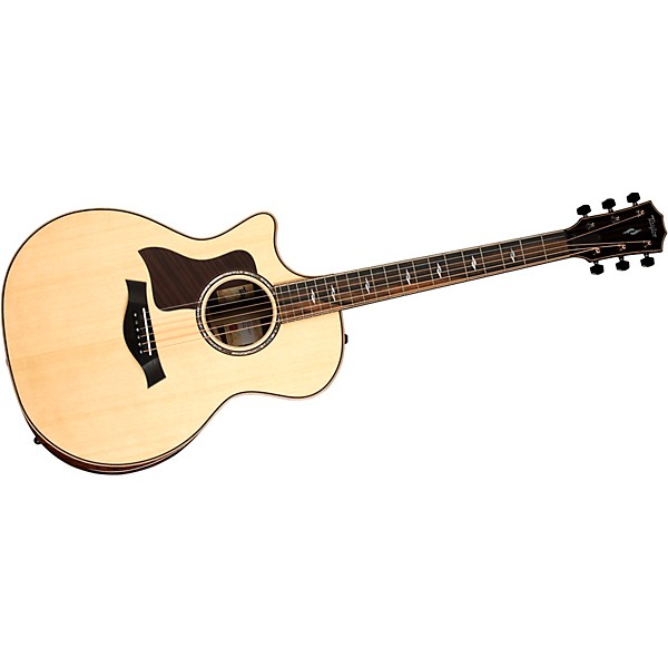 Taylor 814ce V-Class Left-Handed Grand Auditorium Acoustic-Electric Guitar Natural