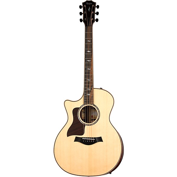 Taylor 814ce V-Class Left-Handed Grand Auditorium Acoustic-Electric Guitar Natural