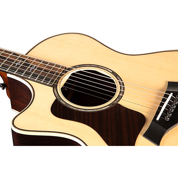 Taylor 814ce V-Class Left-Handed Grand Auditorium Acoustic-Electric Guitar Natural