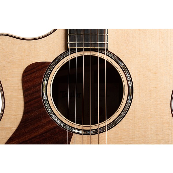 Taylor 814ce V-Class Left-Handed Grand Auditorium Acoustic-Electric Guitar Natural