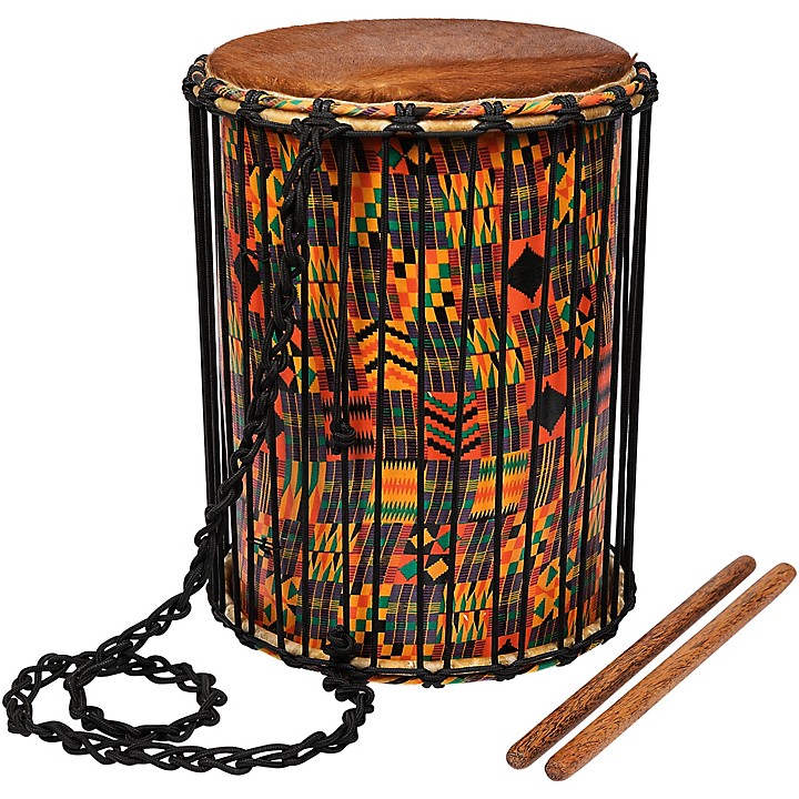 X8 Drums Kente Cloth Dundun with Sticks 15 in. | Guitar Center