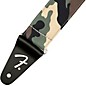 Fender 2" Camouflage Guitar Strap Woodland Camouflage 2 in.