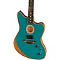 Fender American Acoustasonic Jazzmaster Acoustic-Electric Guitar Ocean Turquoise