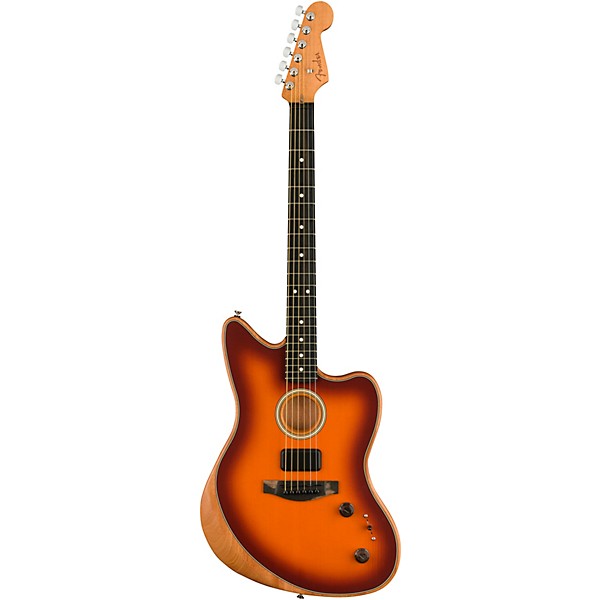 Open Box Fender Acoustasonic Jazzmaster Acoustic-Electric Guitar Level 2 Tobacco Sunburst 197881051419