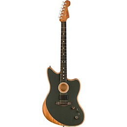 Fender American Acoustasonic Jazzmaster Acoustic-Electric Guitar Tungsten