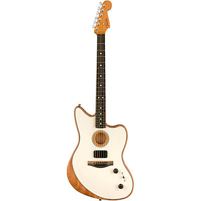 Fender Acoustasonic Jazzmaster Acoustic-Electric Guitar Arctic White for sale