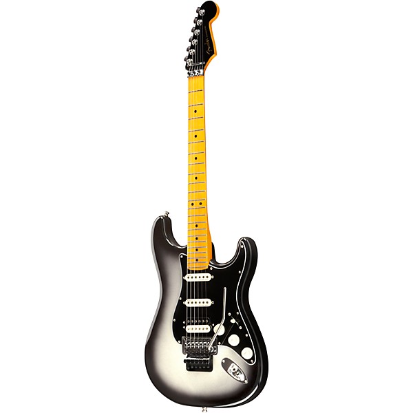 Fender American Ultra Luxe Stratocaster HSS Floyd Rose Maple Fingerboard Electric Guitar Silver Burst