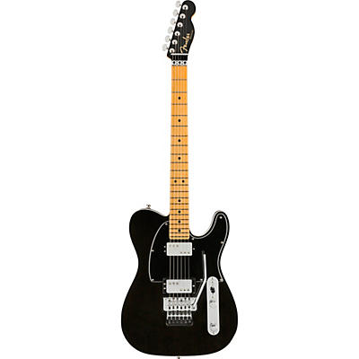Fender American Ultra Luxe Telecaster Hh Floyd Rose Maple Fingerboard Electric Guitar Mystic Black for sale