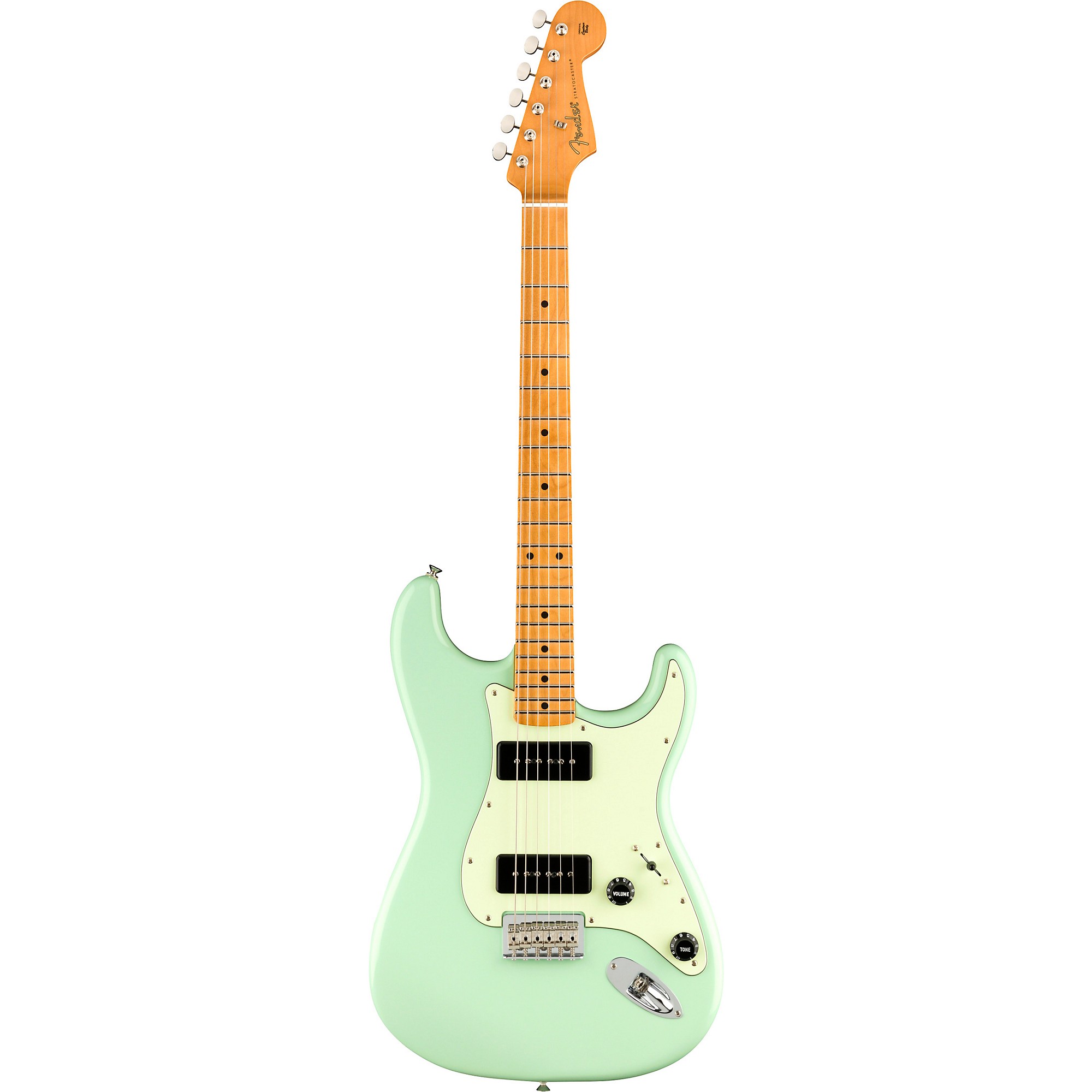 Fender Mexico Noventa ストラトキャスター　サーフグリーン Fender Noventa Stratocaster Maple Fingerboard Electric Guitar Surf