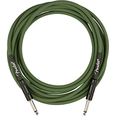 Fender Joe Strummer 13' Straight To Straight Instrument Cable 13 Ft. Drab Green for sale