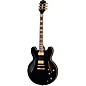 Open Box Epiphone Emily Wolfe Sheraton Stealth Semi-Hollow Electric Guitar Level 1 Black Aged Gloss