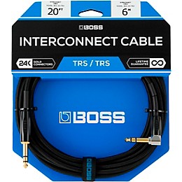 BOSS BCC-3-TRA Connecting Cable-TRS/TRSA 3 ft.