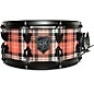 SJC Drums Plaid Maple Snare Drum with Black Hardware 14 x 6 in. Orange thumbnail